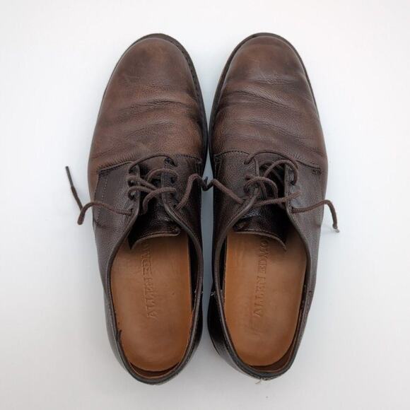 Allen Edmonds Shoes Mens 8.5 Brown Feather Welt Leather Dress Derby Extralight main image 12